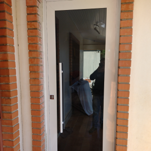 Porta De Giro Com Vidro